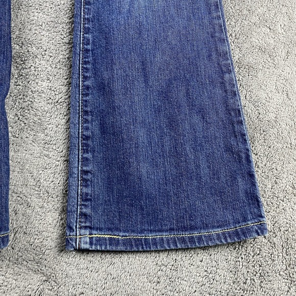 Levis 529 Curvy Boot Cut Jeans Womens 4M Blue Medium Wash Low Rise - Picture 4 of 15
